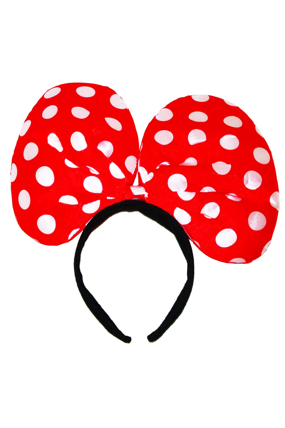 CERCHIETTO FRONTINO FIOCCO ROSSO DA TOPOLINA